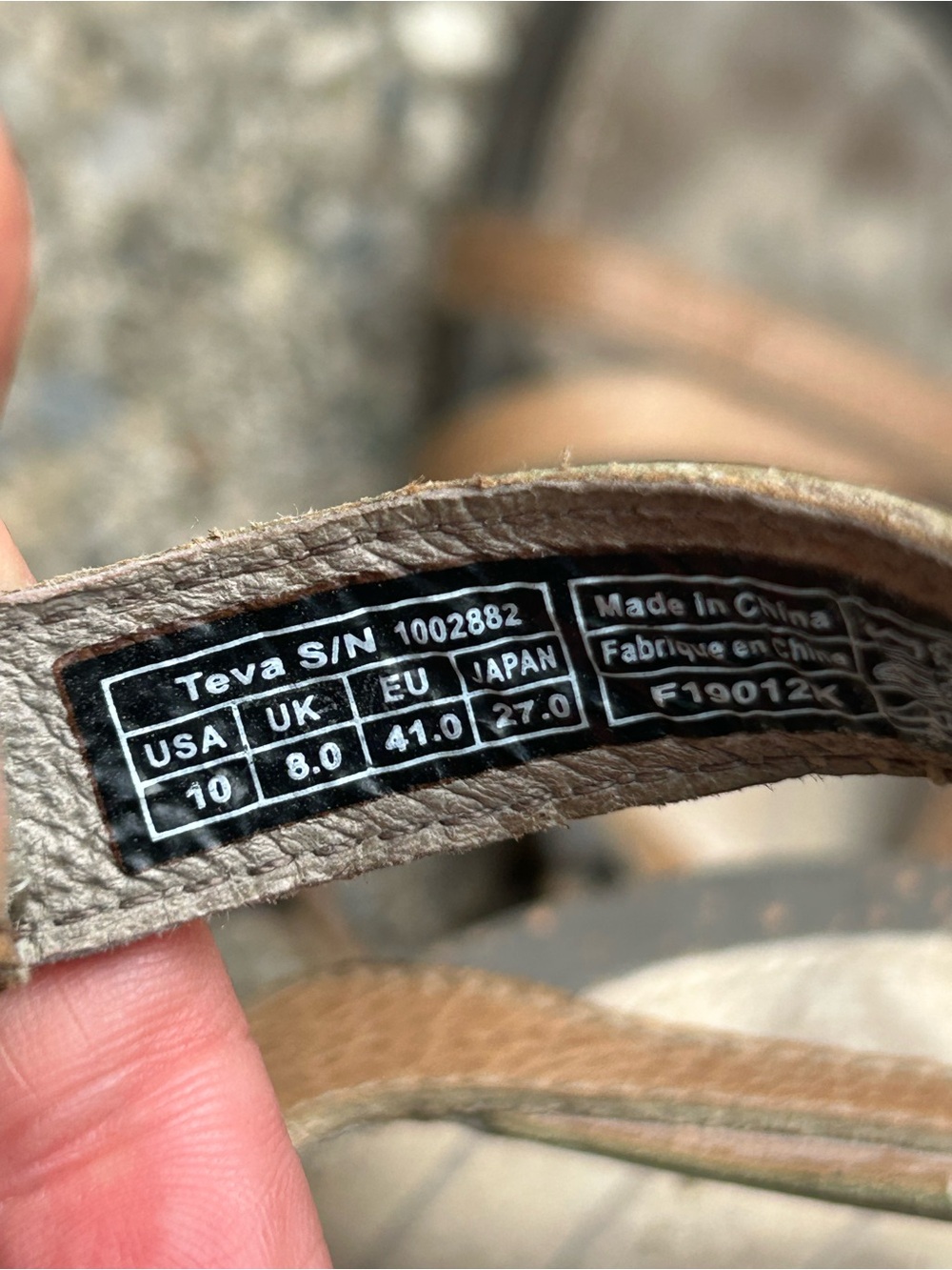 Teva Brown Women's Comfort Strappy Wedge Sandals Size 10 - Picture 7 of 7